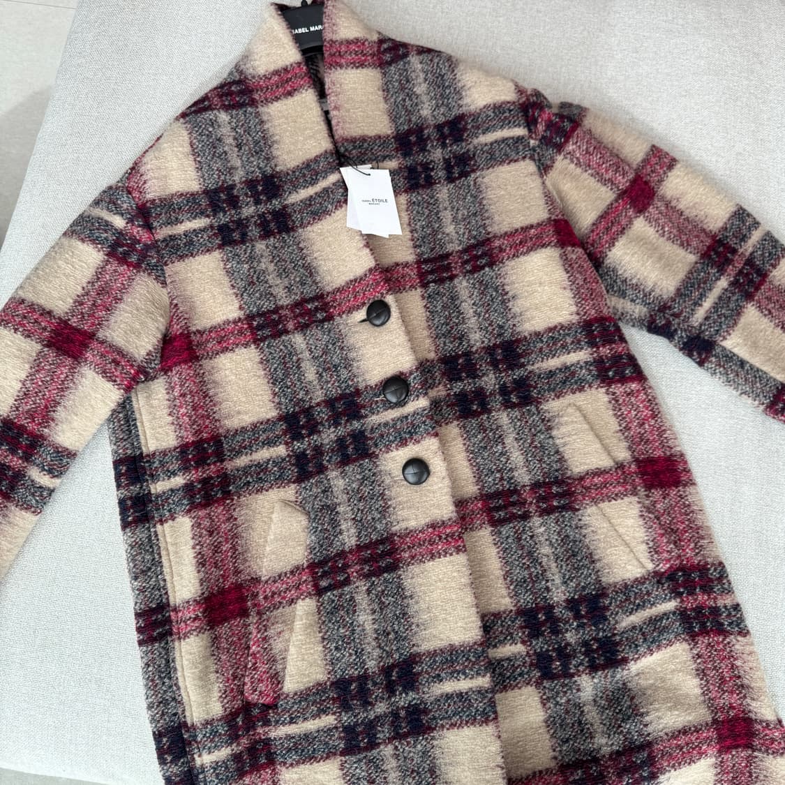 새상품) 이자벨마랑 에뚜왈 가브리엘 울 코트 22AMA1297-22A01 상품이미지1