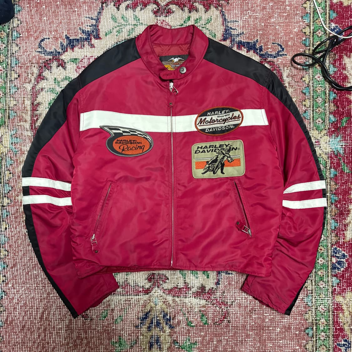 할리데이비슨 크롭 바이크 자켓 상품이미지1