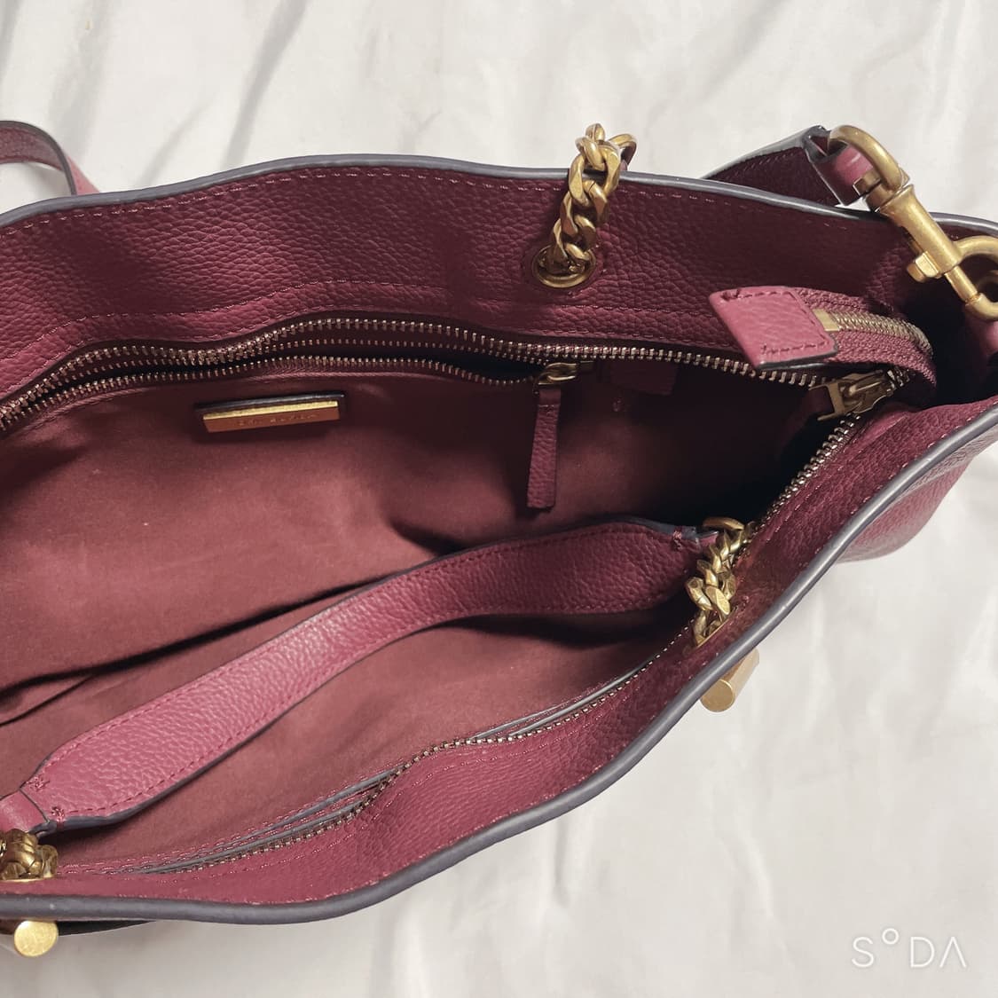 토리버치 숄더 크로스백 버건디 상품이미지8