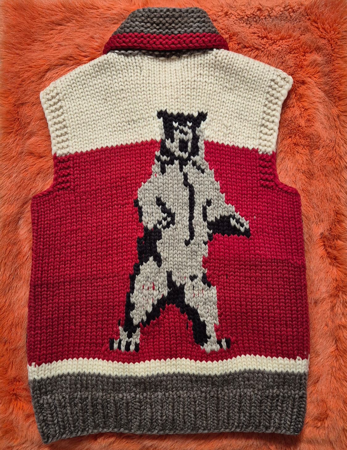 KANATA 카나타 코위찬 베스트 곰돌이 패턴 ML 상품이미지3