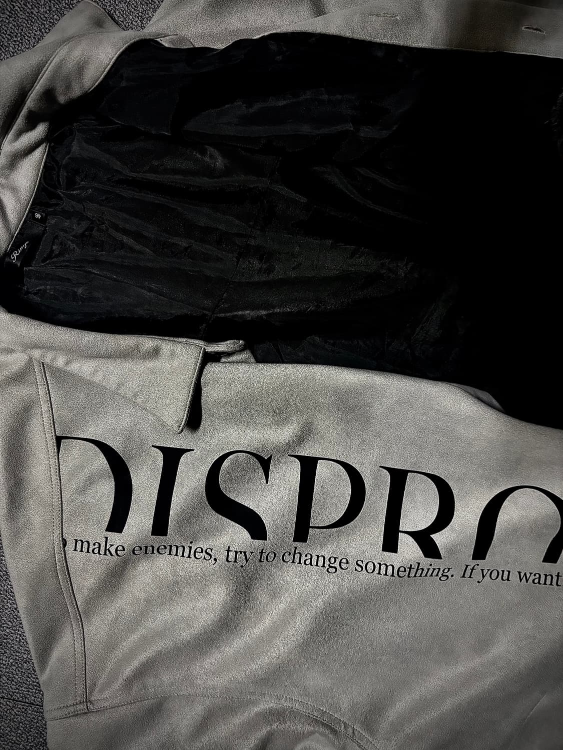 Rings 링스 긴소매벨루어 영문 셔츠 상품이미지2