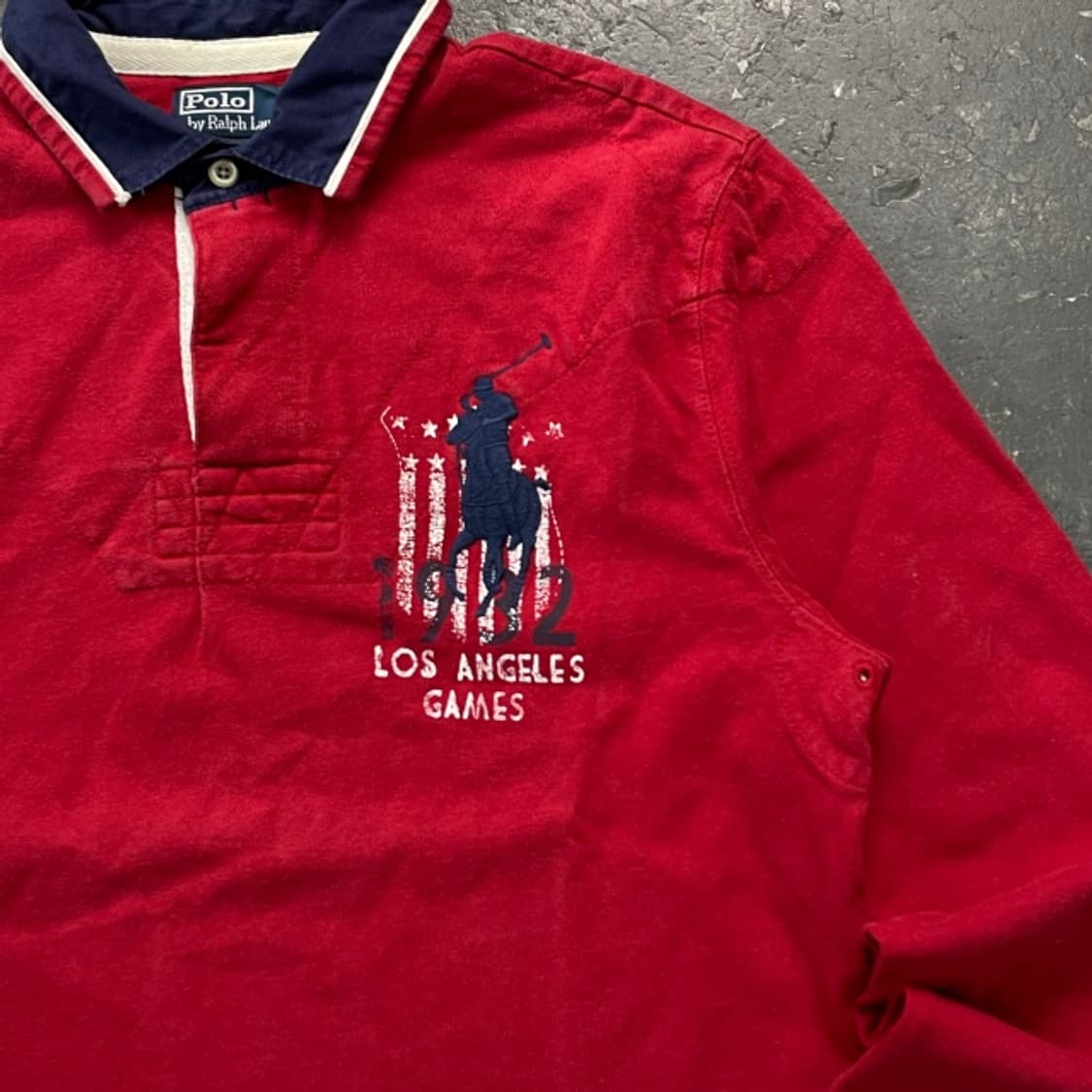 100 폴로 빅포니 LA 럭비 카라티  상품이미지2