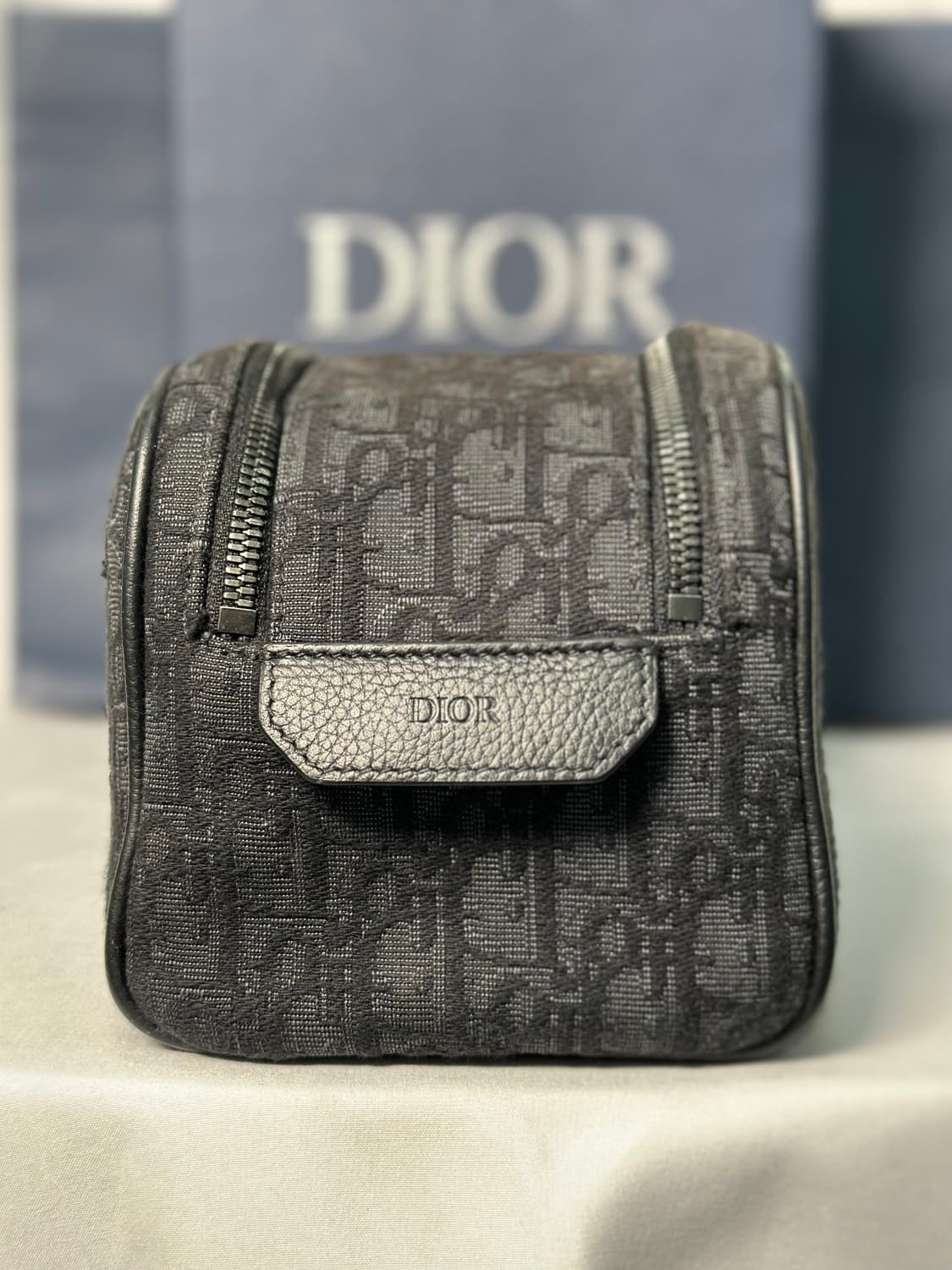 [정품]디올 오블리크 토일레트리 블랙 돕키트 상품이미지5