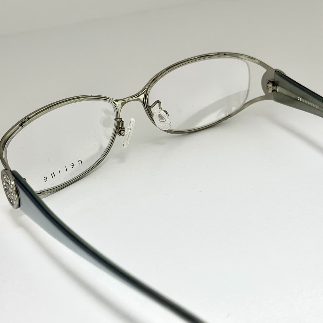 CELINE 셀린느 실버 큐빅 메탈 안경  상품이미지6