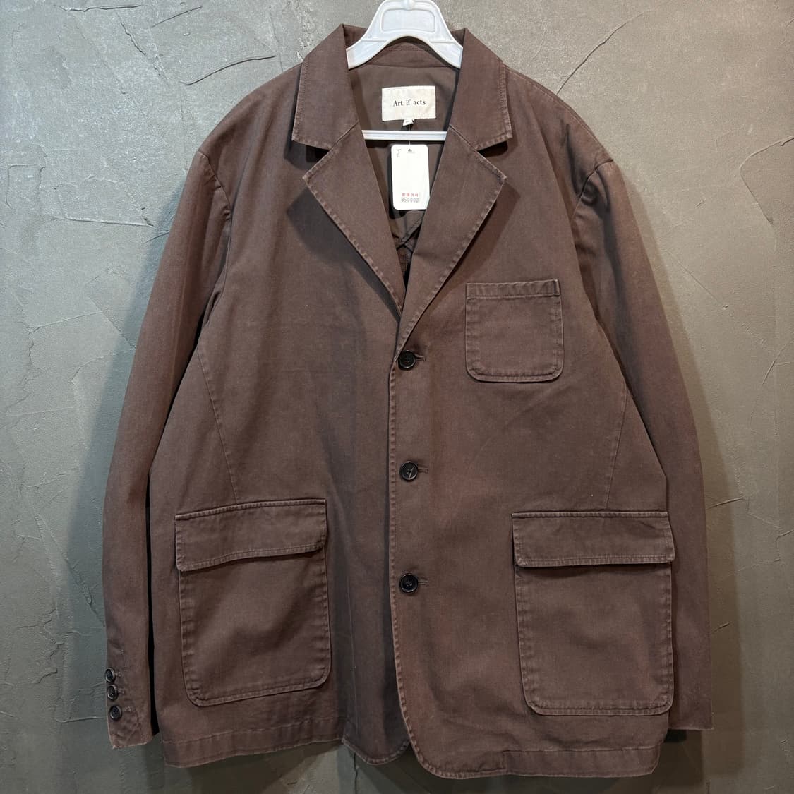 [M] Art if acts 아트 이프 액츠 브라운 치노 블레이저  상품이미지1