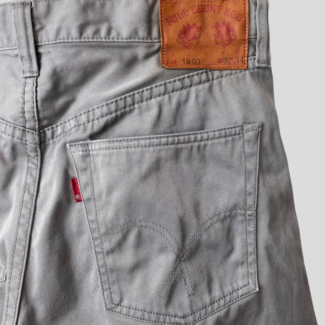 (32)풀카운트 1890 그레이 팬츠 상품이미지6