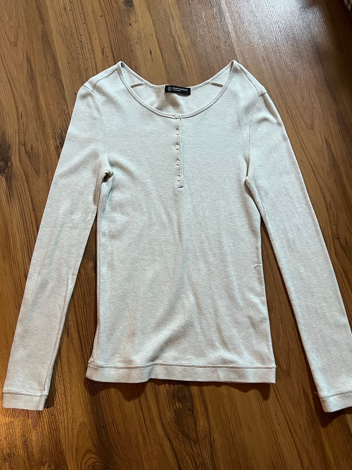 Y2k, hip 니트 롱슬리브 티셔츠 상품이미지1