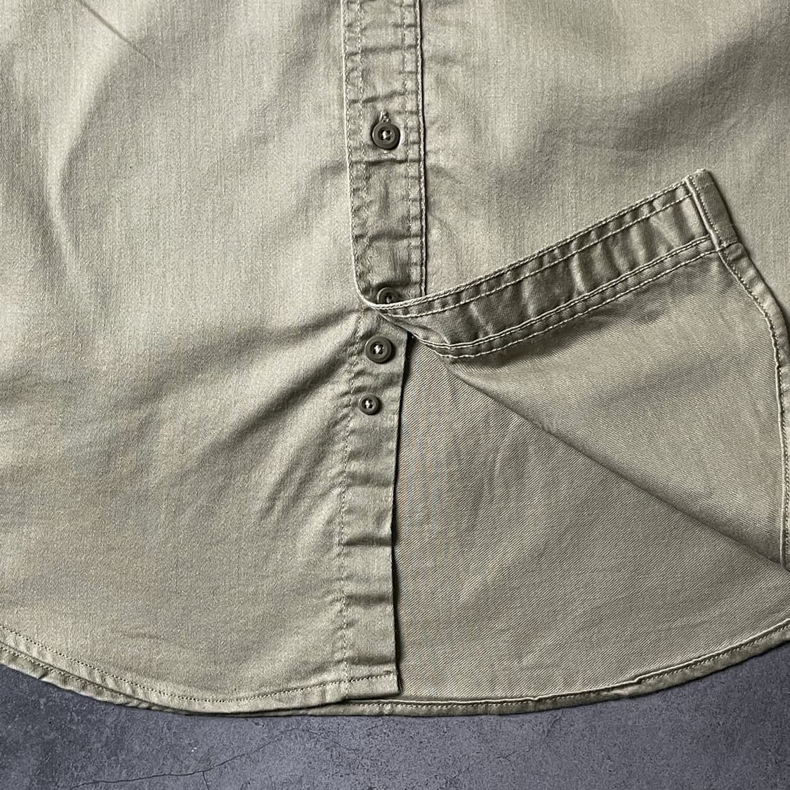 CARHARTT 칼하트 빈티지 베이지 코튼 워크셔츠 A00415 상품이미지3