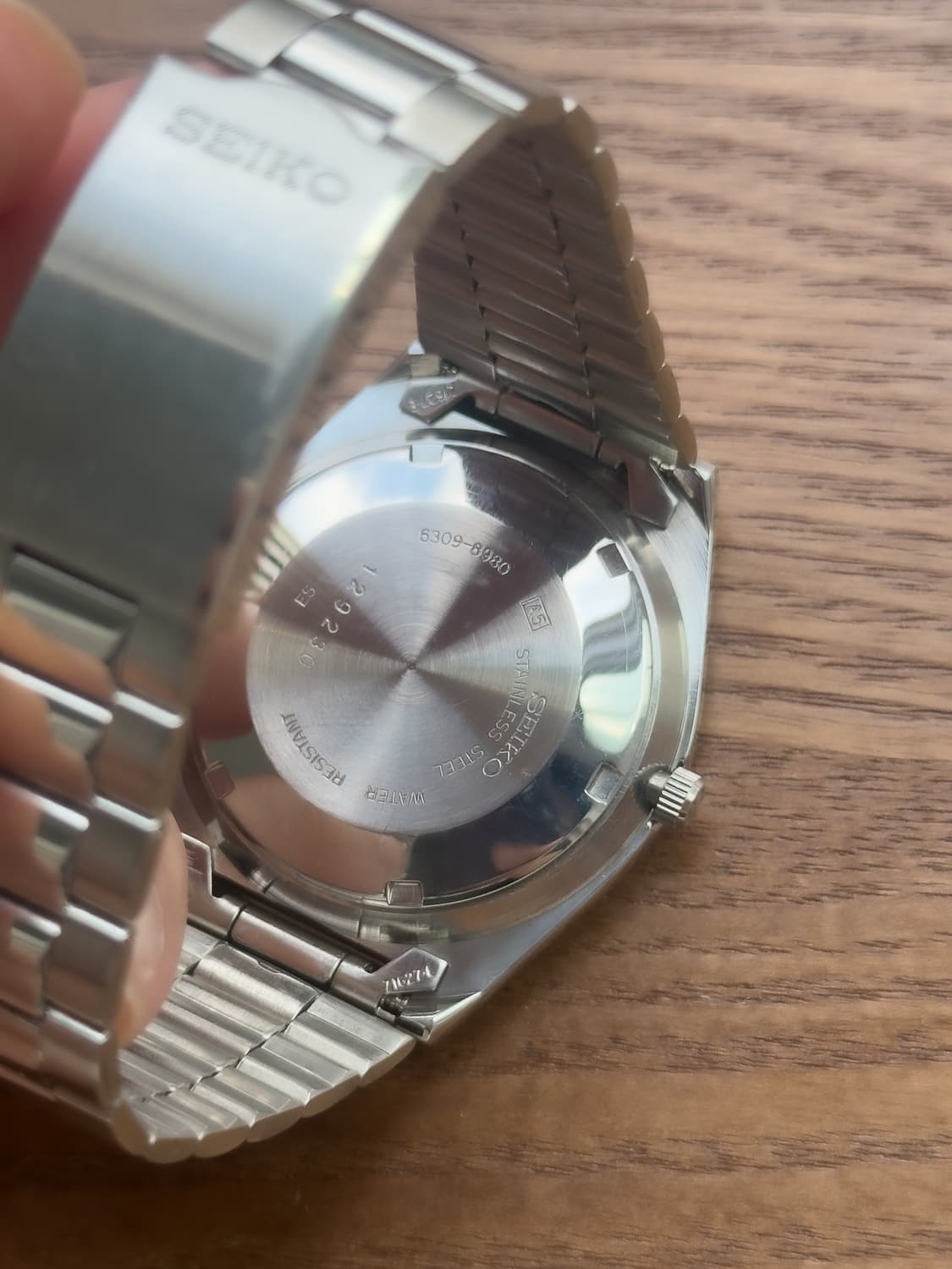 [초희귀/민트] 세이코 5 6309 - 매트 블랙 24H 다이얼 (레드  상품이미지4