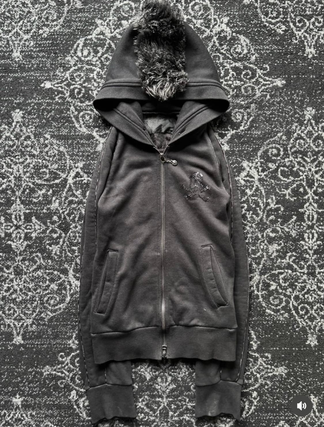 Roen rare black mohawk hoodie 상품이미지2