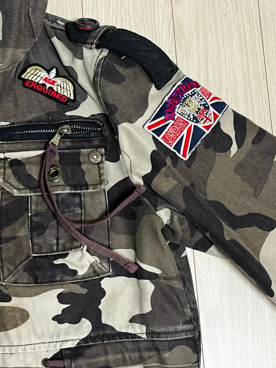 밀리터리 후드 워크자켓 상품이미지6