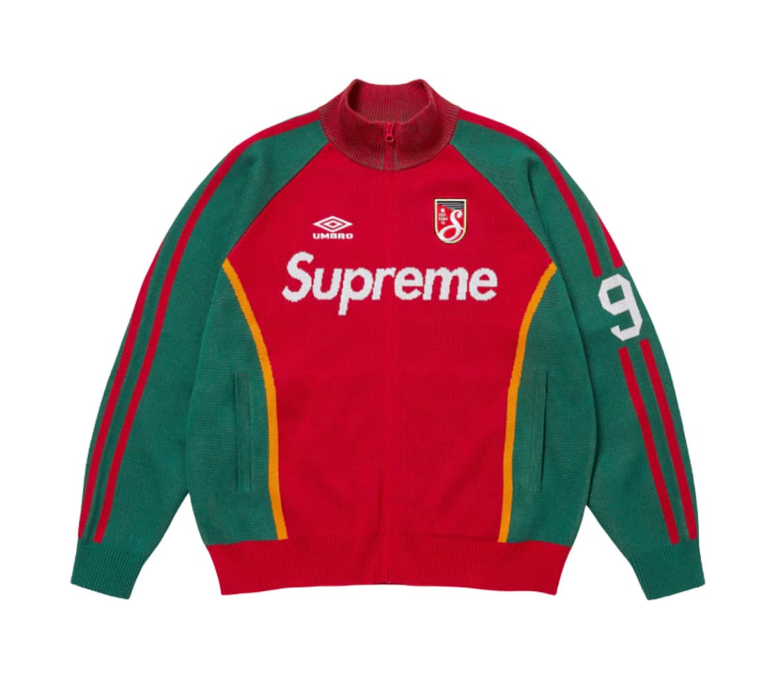 슈프림x엄브로 집업니트 새상품 M 상품이미지1