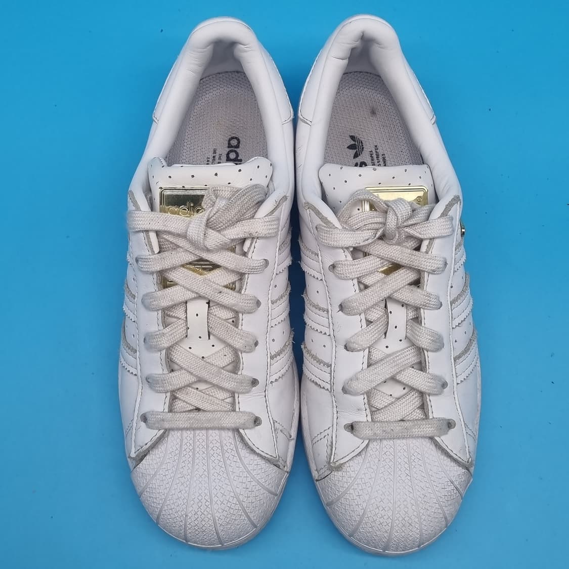 h 아디다스 슈퍼스타 금장 스니커즈225 상품이미지2