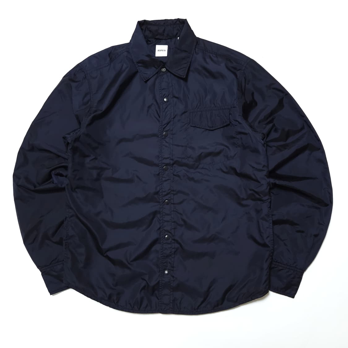 아스페시 Aspesi 써모어 경량 패디드 셔츠 자켓 네이비 상품이미지1