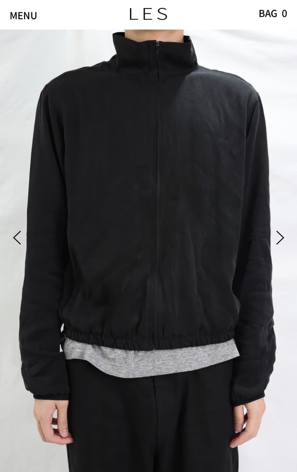 구매) les 레스 큐프라 집업 2사이즈  상품이미지1