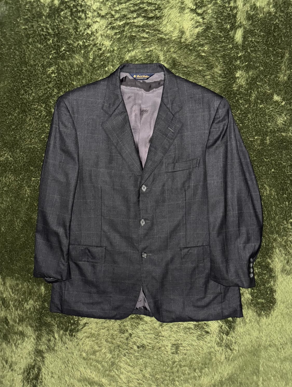 [42] 브룩스 브라더스 재팬 별주 윈도우페인 체크 블레이저 자켓 상품이미지1