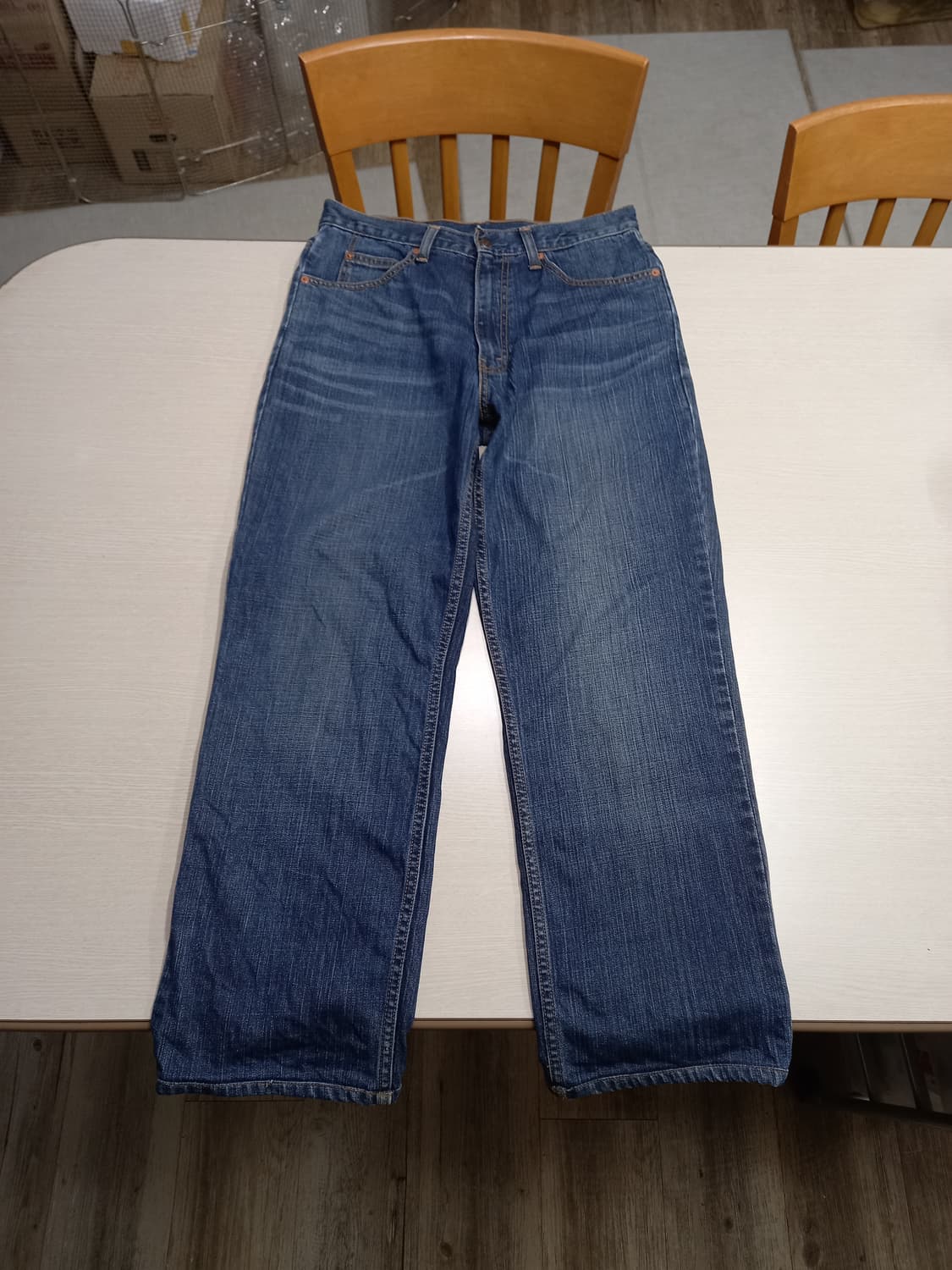 32 리바이스OT220 오렌지탭 워싱 스판 세미와이드진 32-252 상품이미지1