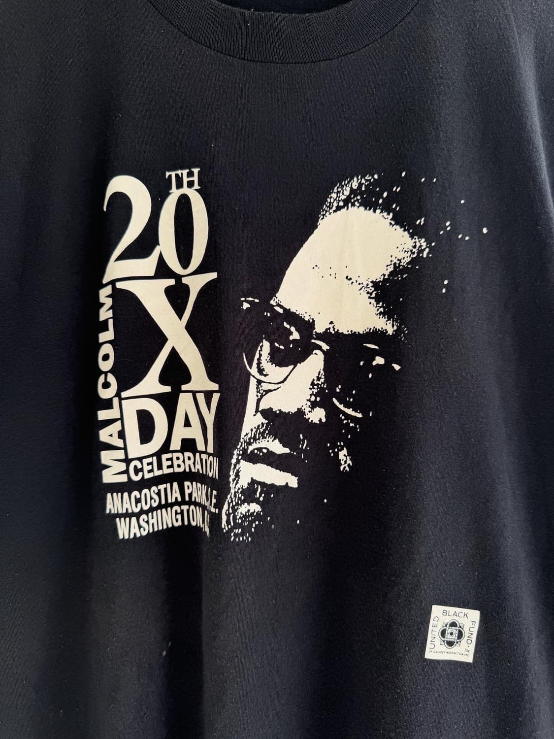 1992 Malcom X 20 Celebration 티셔츠 상품이미지4