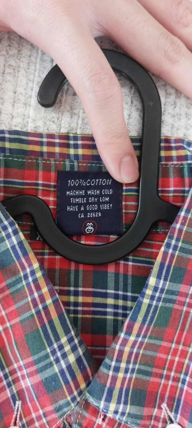 스투시 반팔 체크셔츠 상품이미지4