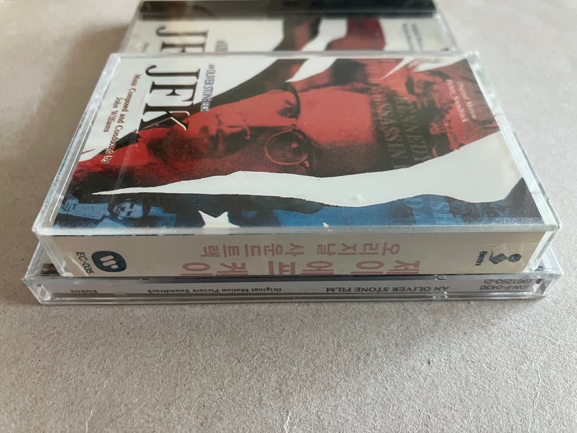 존 F.케네디 영화 JFK OST 라이센스 초판 미개봉 CD 카세트테이프 상품이미지6