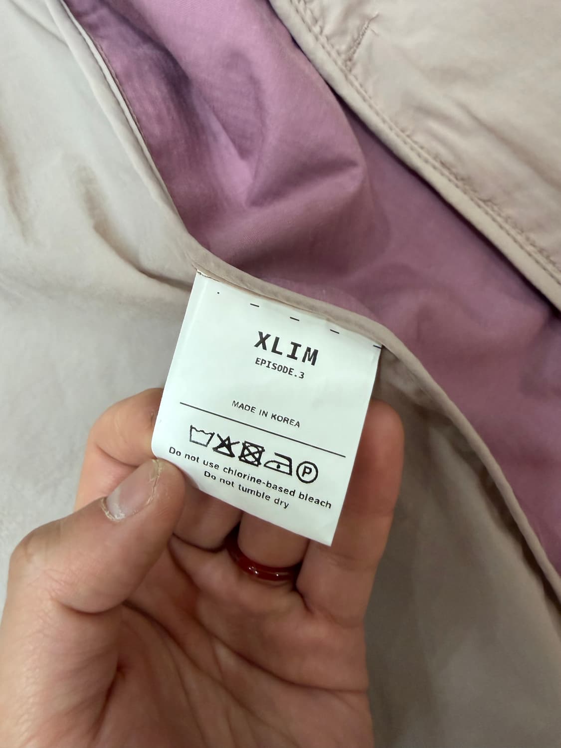 Xilm 엑슬림 Ep.3 바람막이 핑크 4 Size 상품이미지4