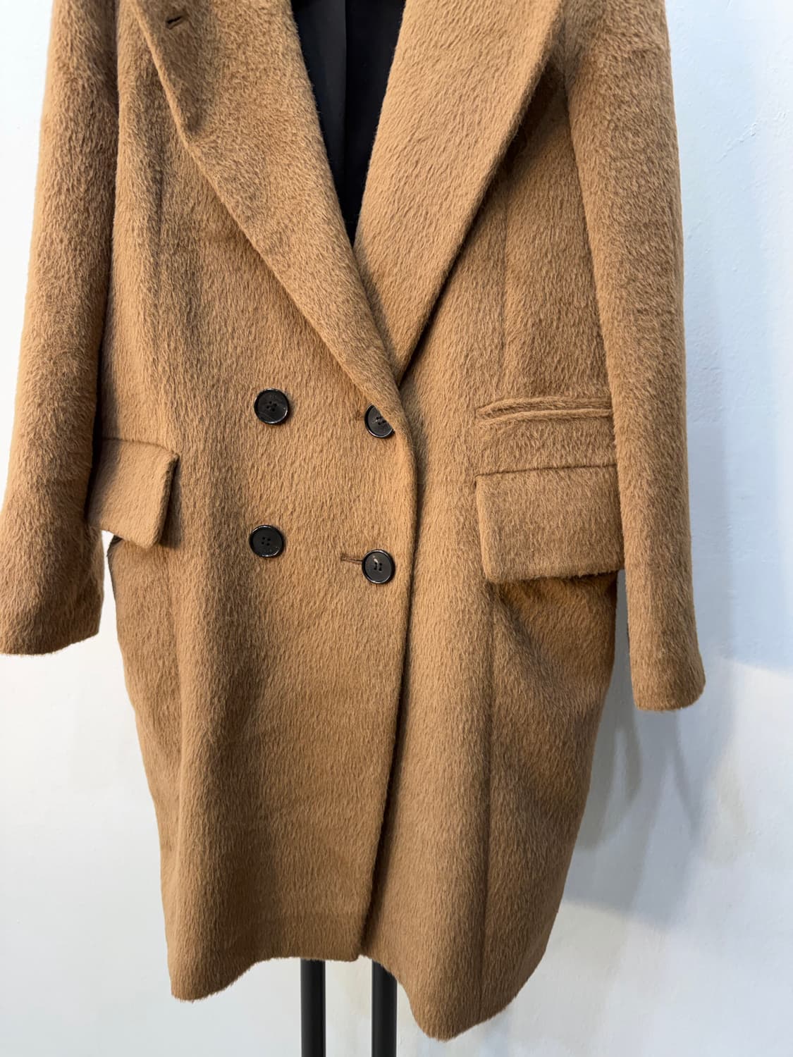 정품) maje 마쥬 알파카 더블 버튼 코트 2 상품이미지3
