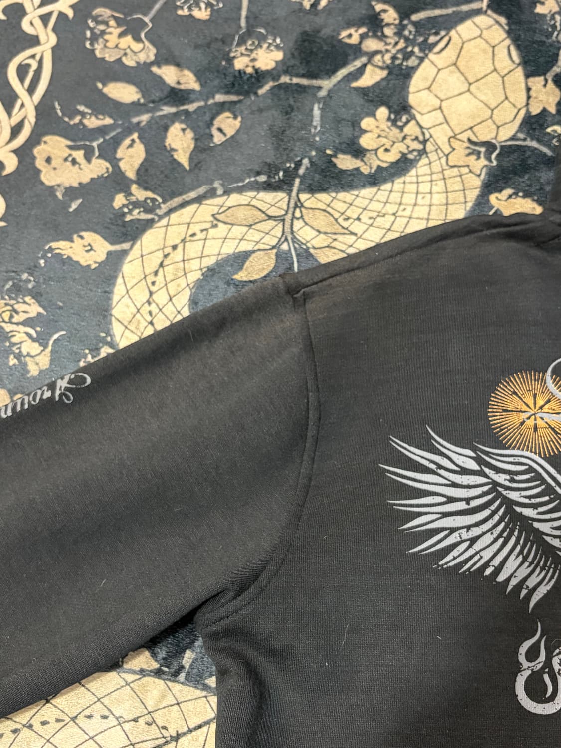 00's Gothic wing lettering jersey unisex 상품이미지10