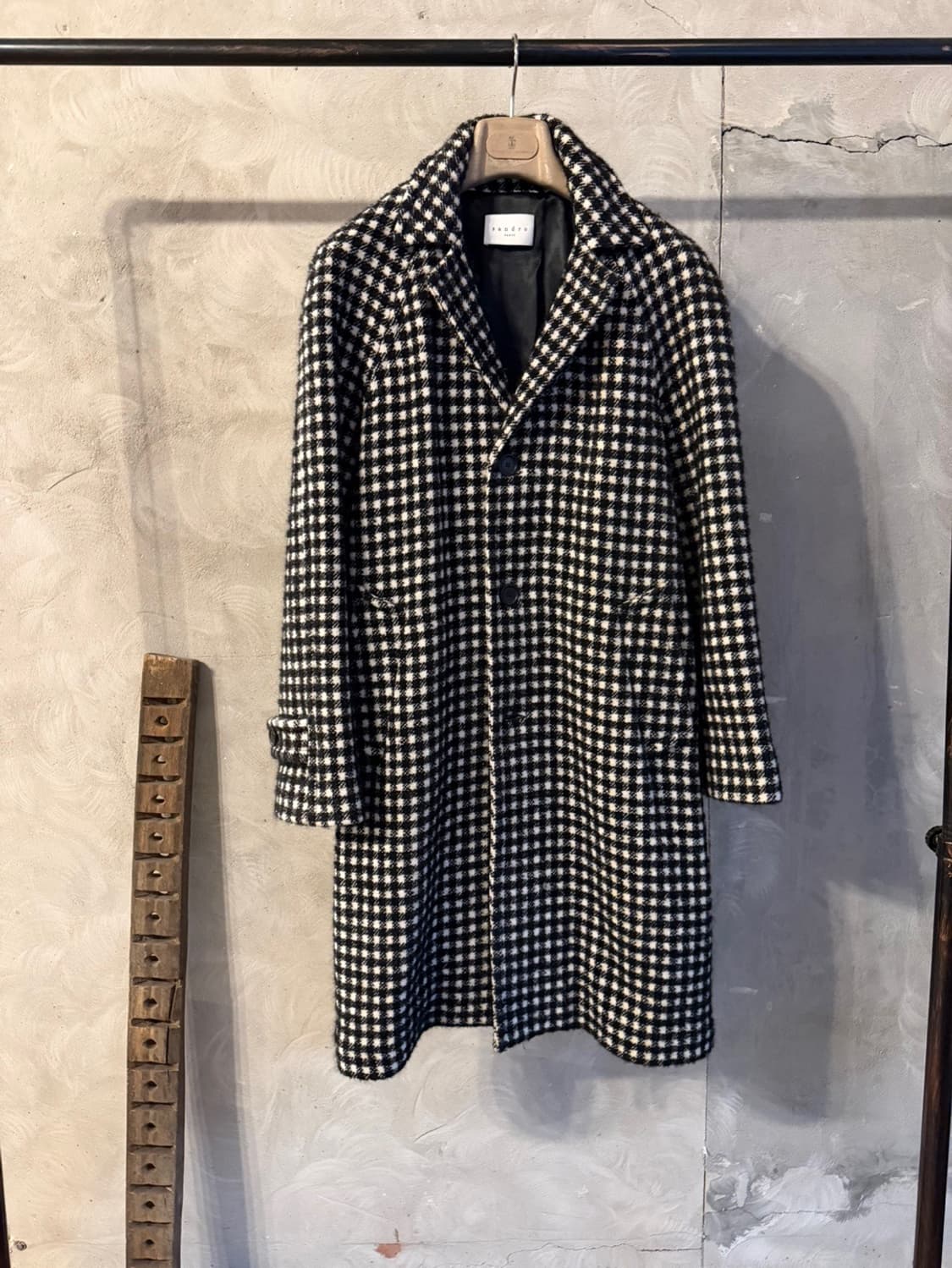 산드로 트위드 맥코트 100 상품이미지10