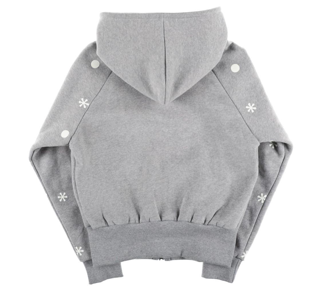 온스카 onska SNOWLIT HOODIE ZIP-UP 멜란지 상품이미지3