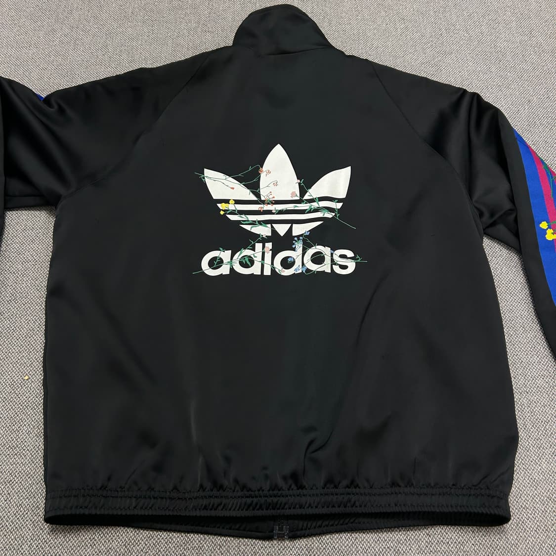 아디다스 블랙 플라워 파이어버드 져지(S) 상품이미지7