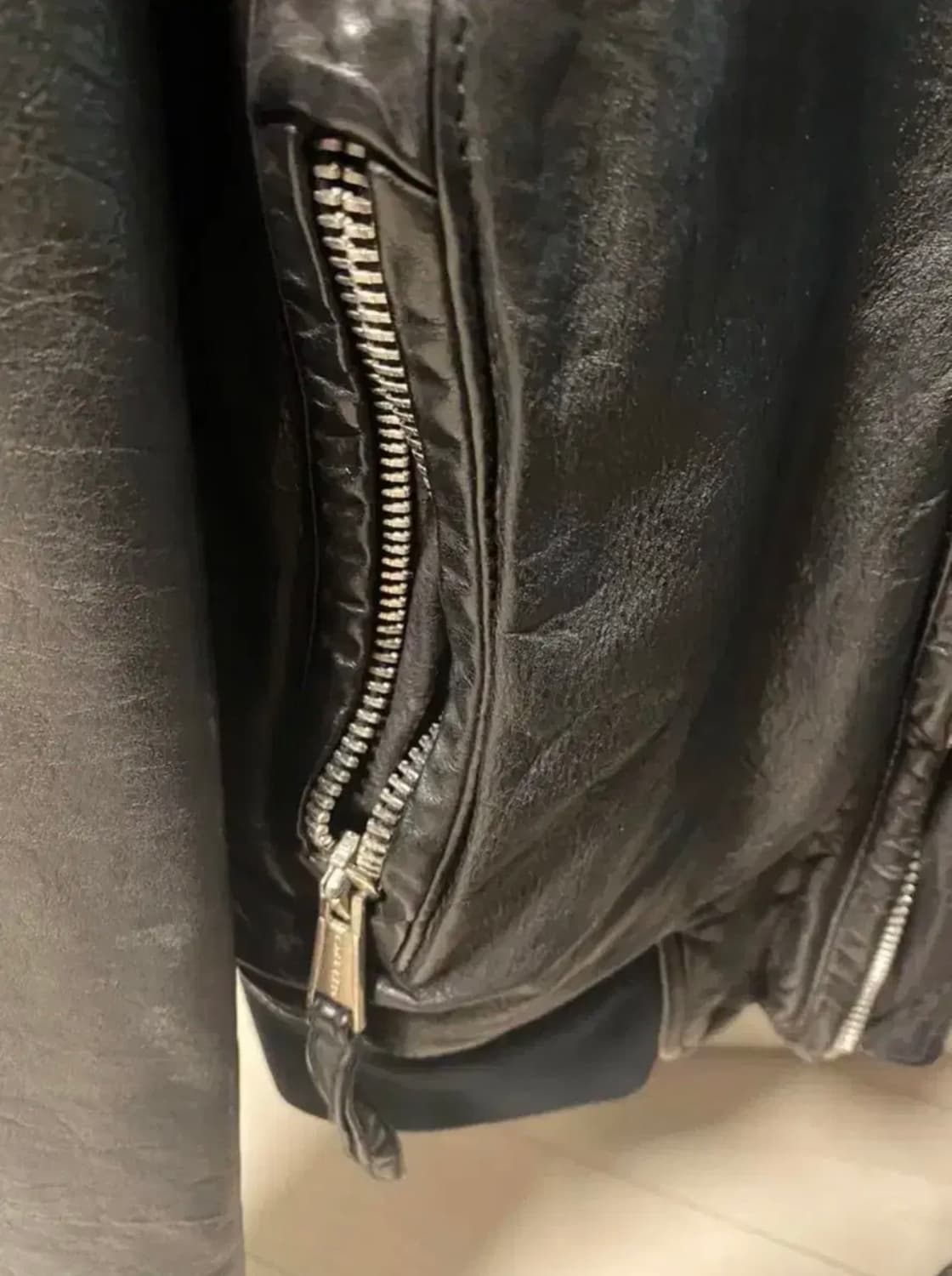 가죽 후드자켓 상품이미지5