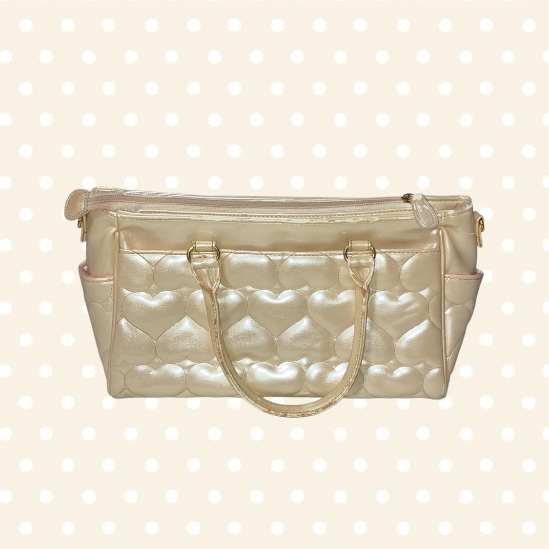 리즈리사 LIZ LISA 하트 퀄팅 로고 백 핀터깔 갸루 오네히메 고전 상품이미지2