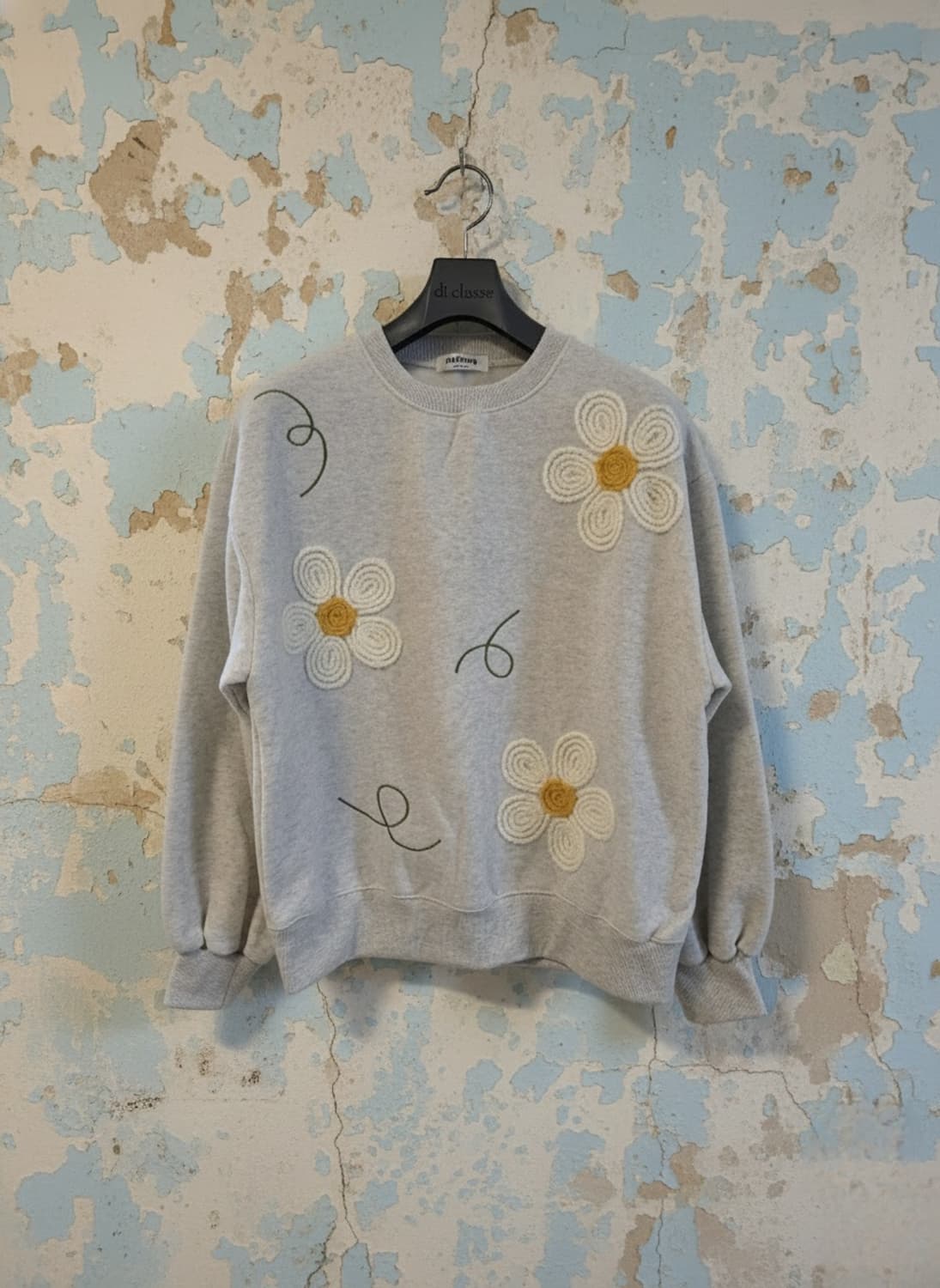 꽃무늬 맨투맨 티셔츠 XL 상품이미지1