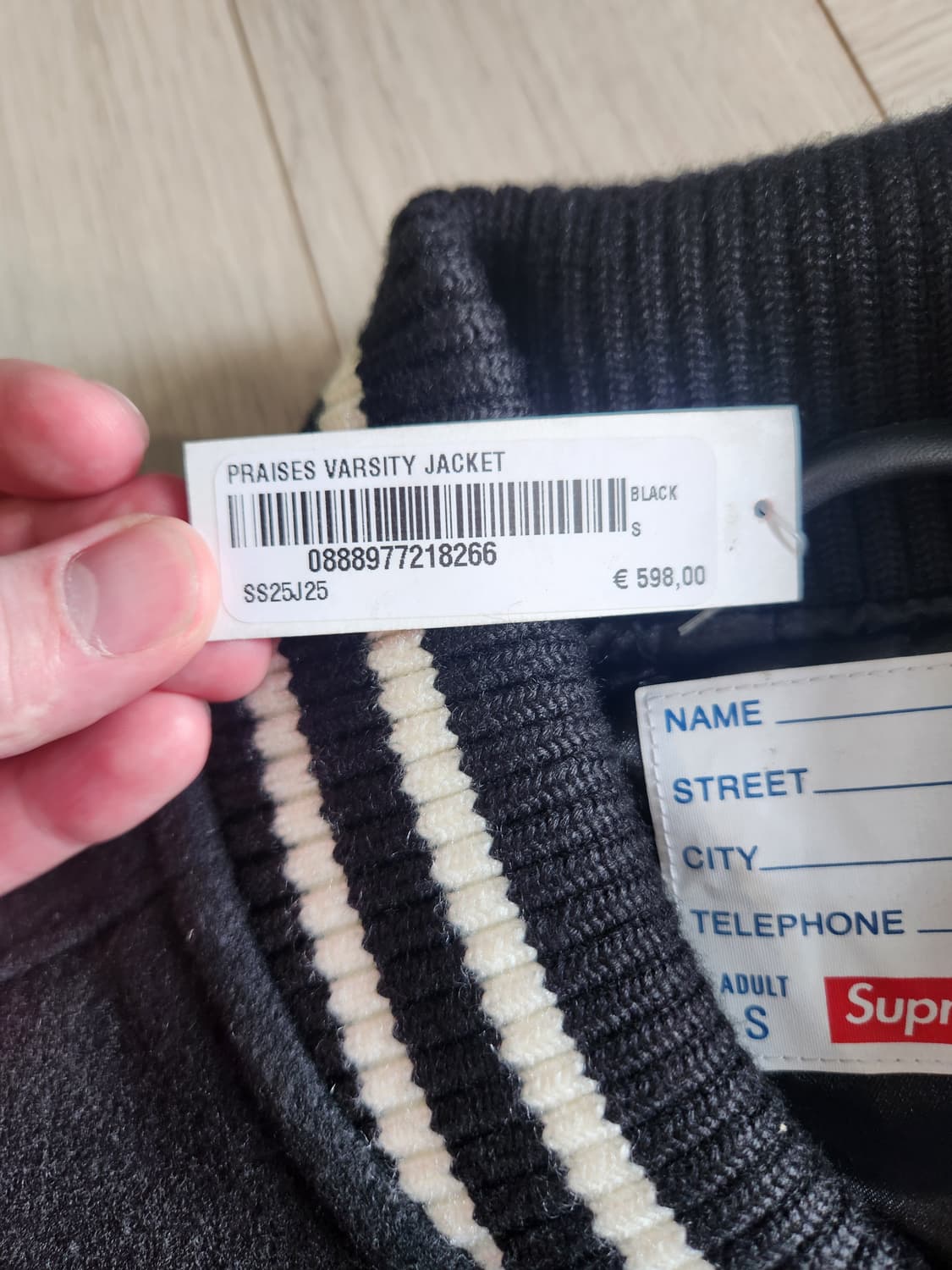 (S) 슈프림 프레이즈 바시티 상품이미지3