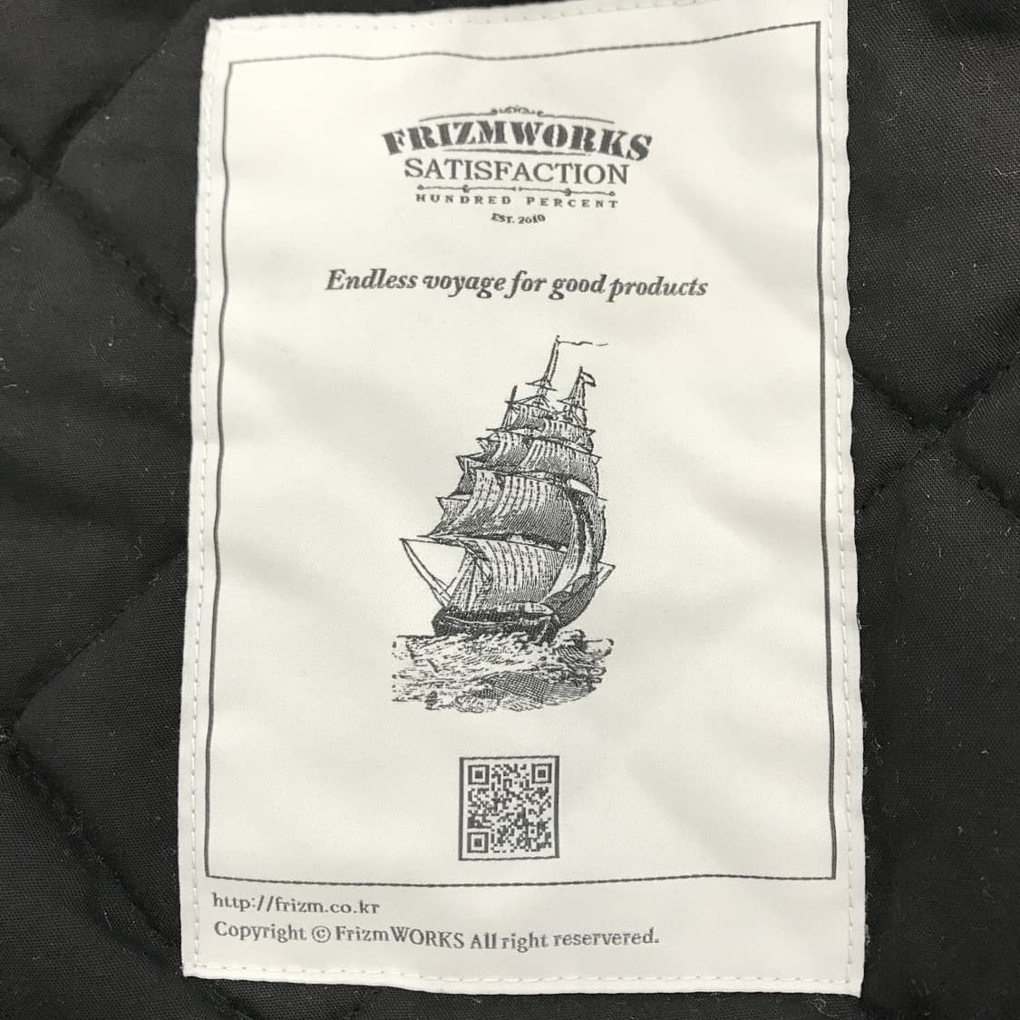 프리즘웍스 24FW 카우하이드 캔버스 워크자켓 머드 [M] 상품이미지5