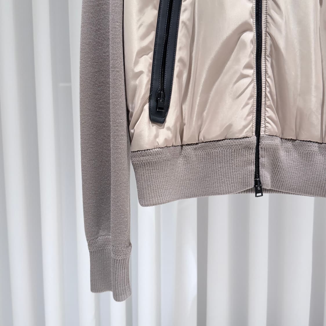 (A+/48) / 톰포드 라이트 패디드 나일론 니트 후드 집업 상품이미지5