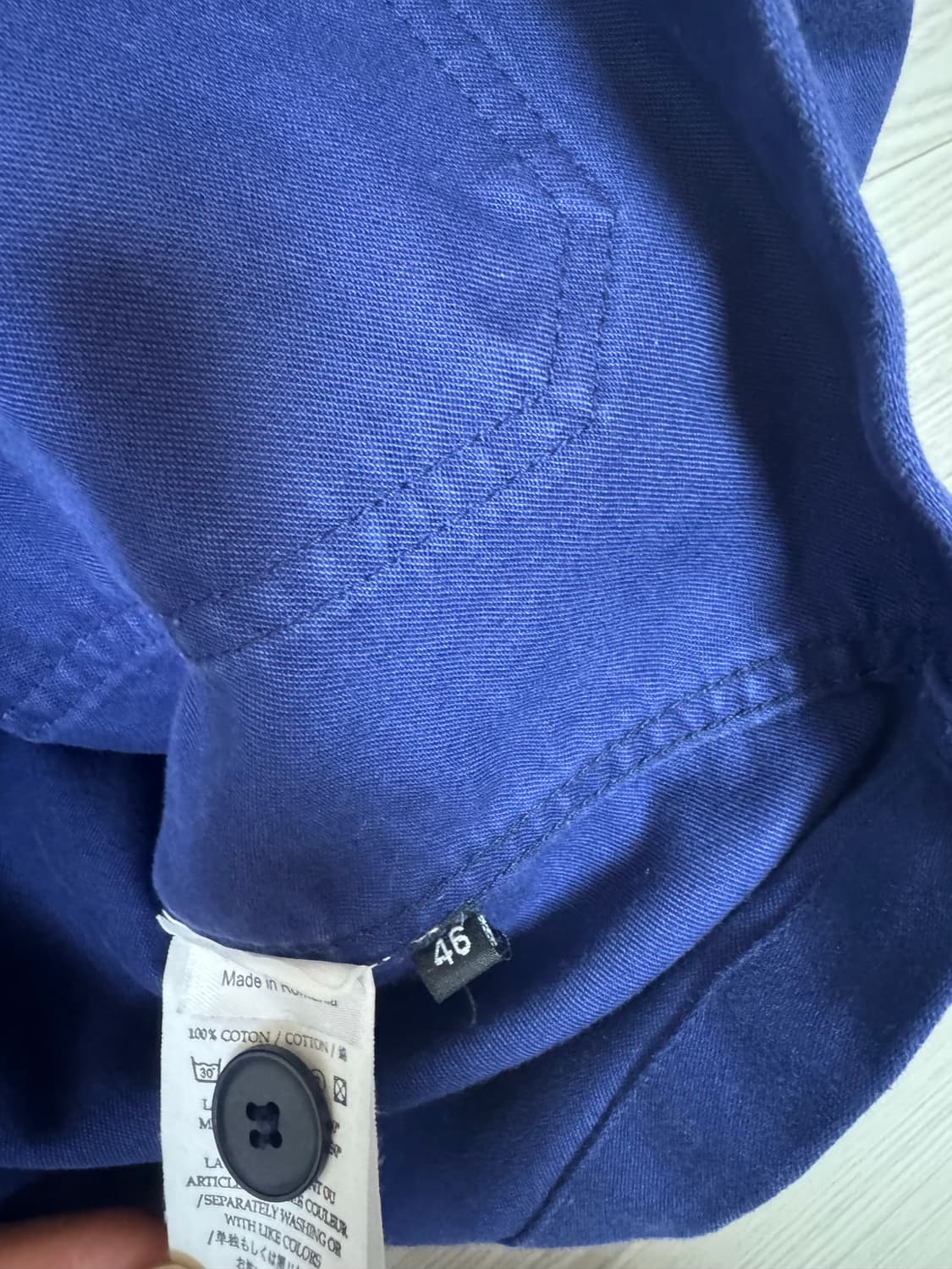 르몽생미셸 워크 자켓 블루 사이즈M 상품이미지4