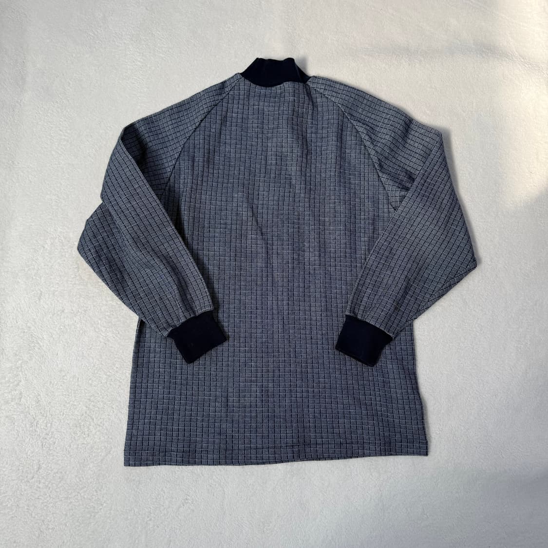 실측확인 빈티지 반목 니트 티셔츠  상품이미지2