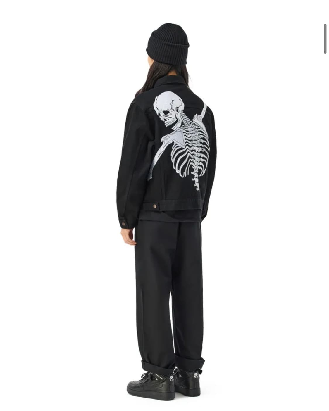 라퍼 HUG SKELETON DENIM JACKET 상품이미지4