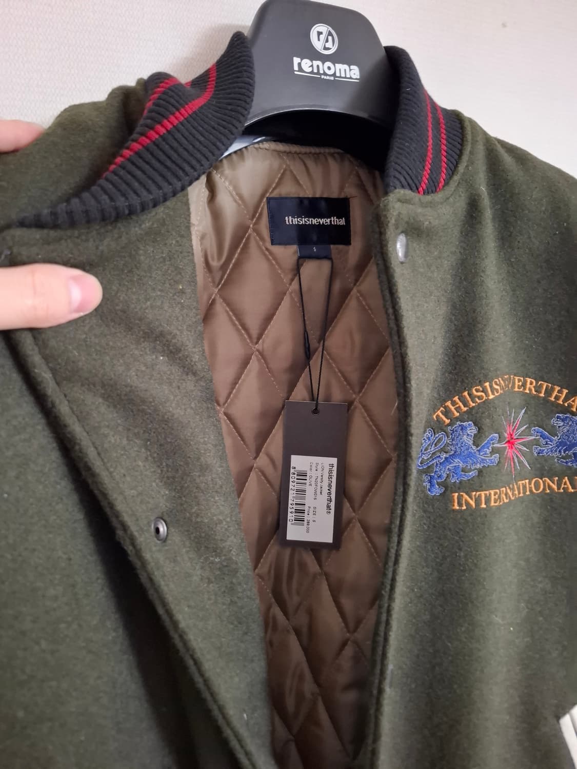 디스이즈네버댓 Lion 바시티 자켓 s  상품이미지7