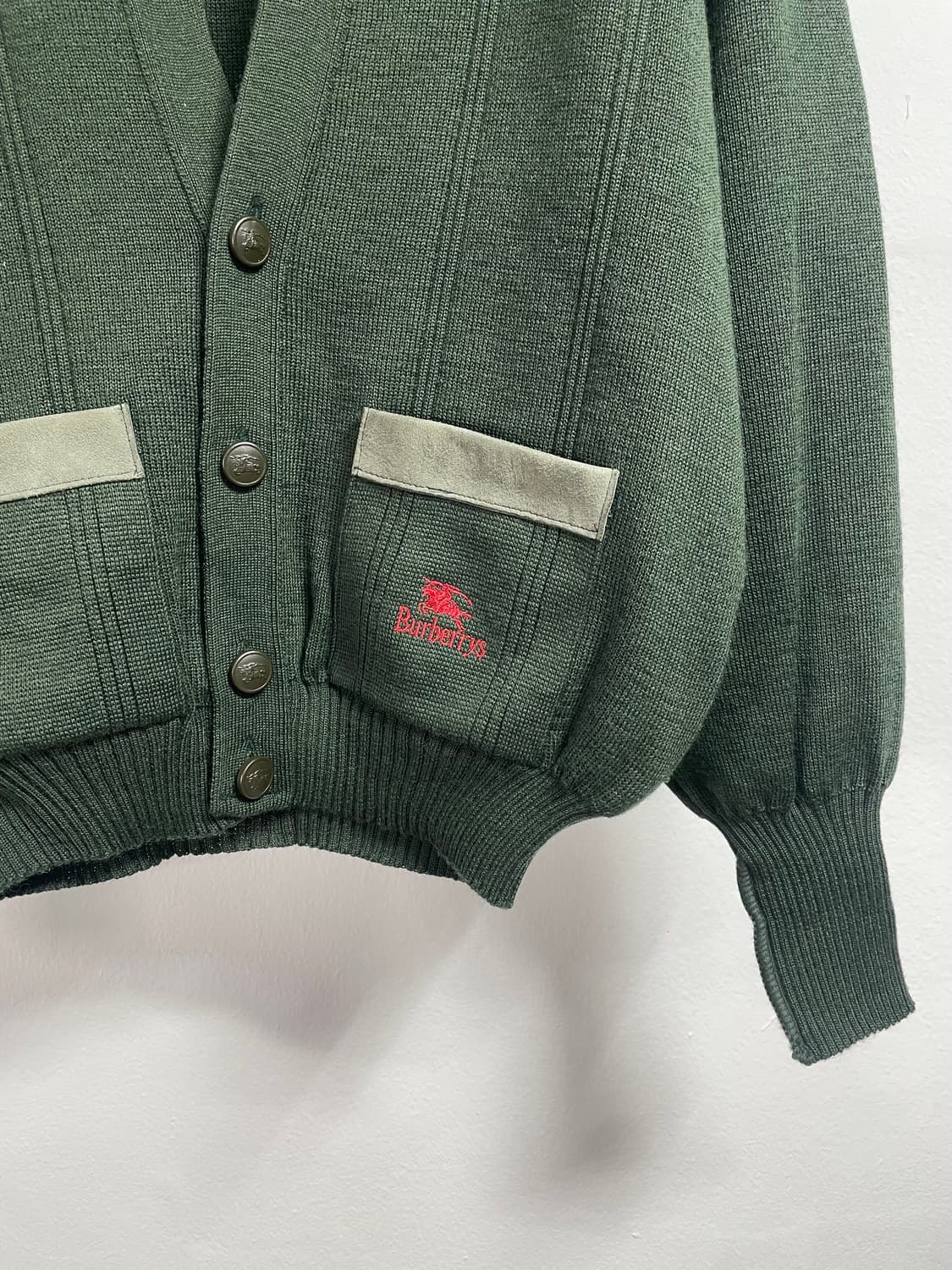 90s 버버리 코만도 울 가디건 (on.414)   상품이미지3