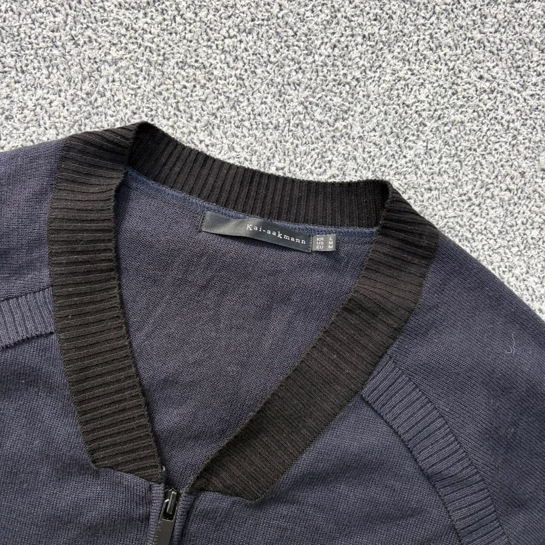 L 카이아크만 남성 울 니트 가디건 0402J 상품이미지2