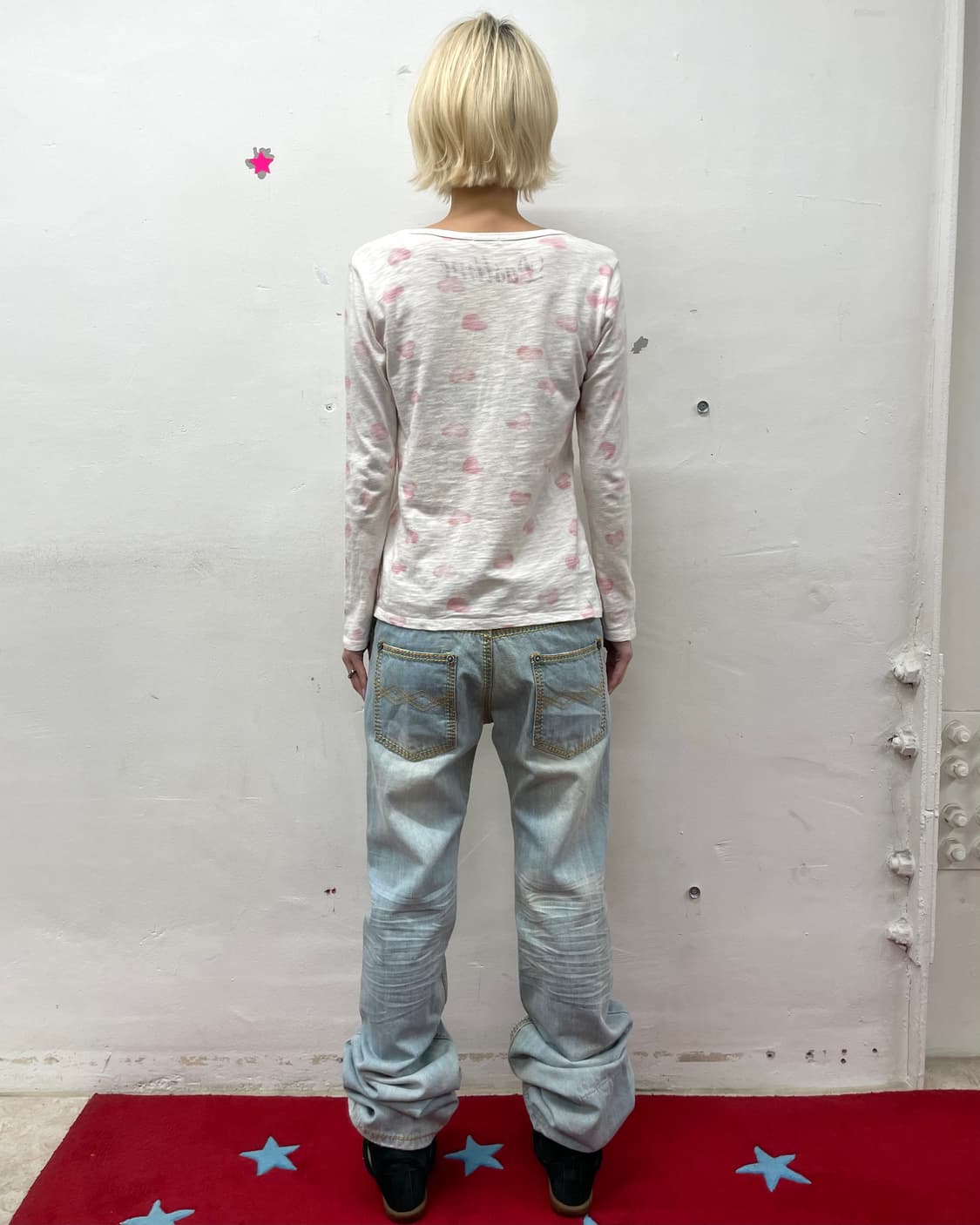 Heart, teddy bear, lovely long sleeve  상품이미지5