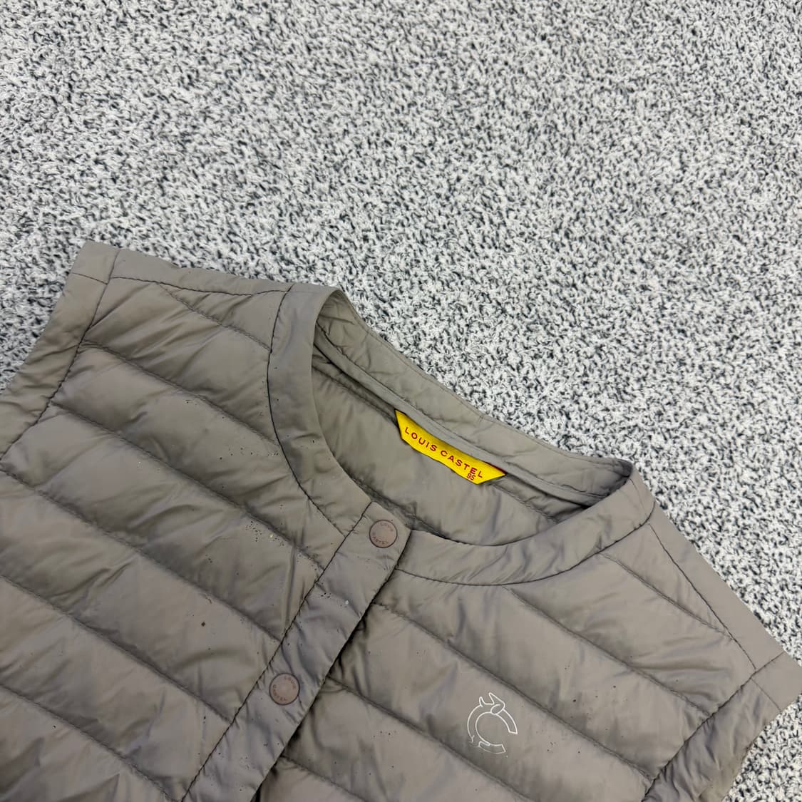 95 루이까스텔 여성 구스 롱 패딩조끼 0127H1 상품이미지3