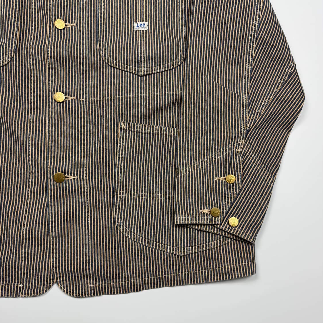 (105) 리 재팬 히코리 데님 커버올 자켓 상품이미지5