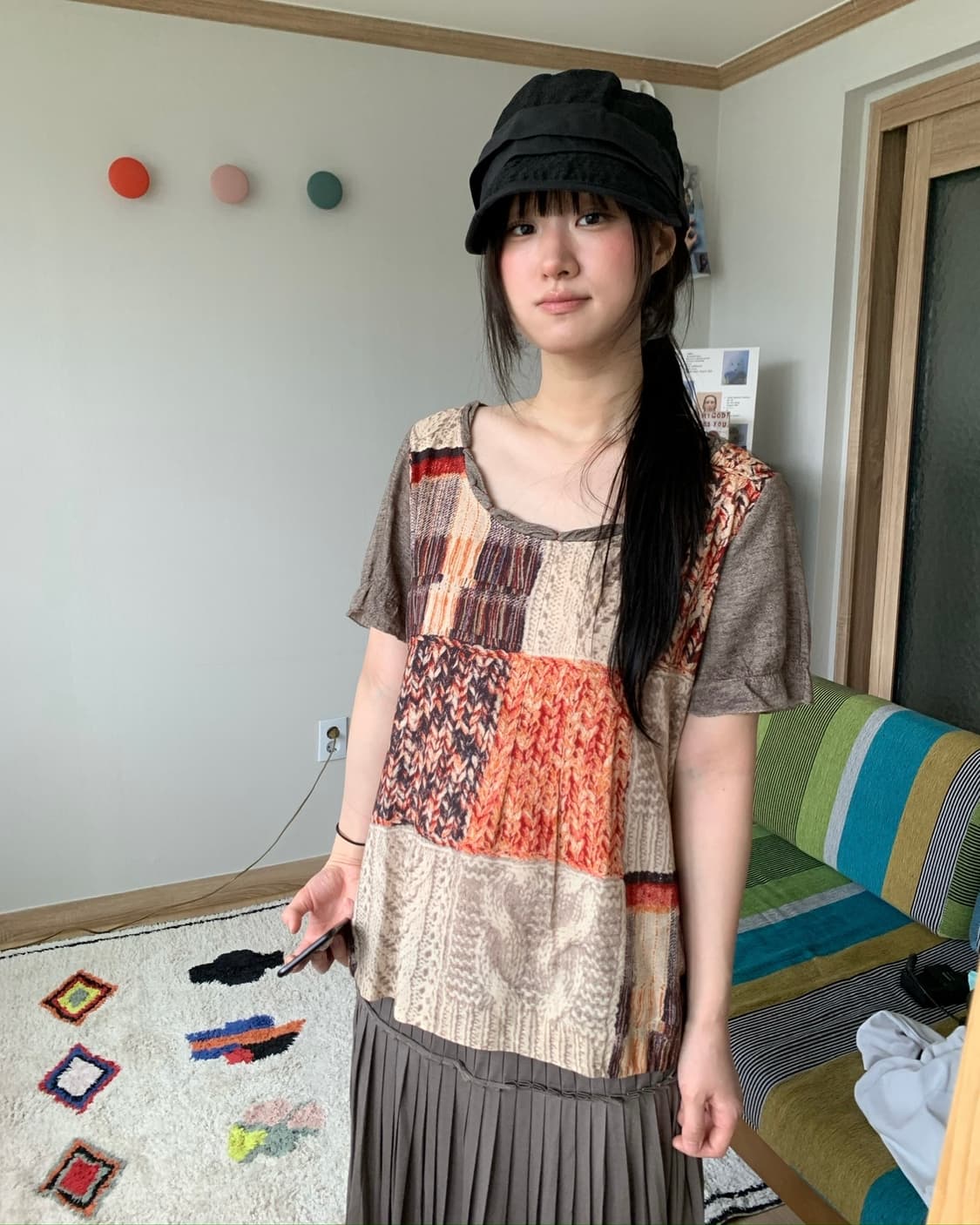 japan vintage wrinkle cap 상품이미지2