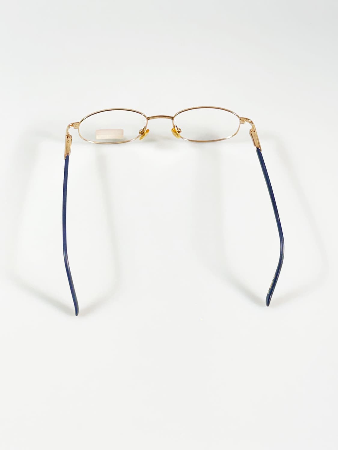 90s JACK 2000 골드 슬림 오벌 프레임 빈티지 안경 상품이미지5