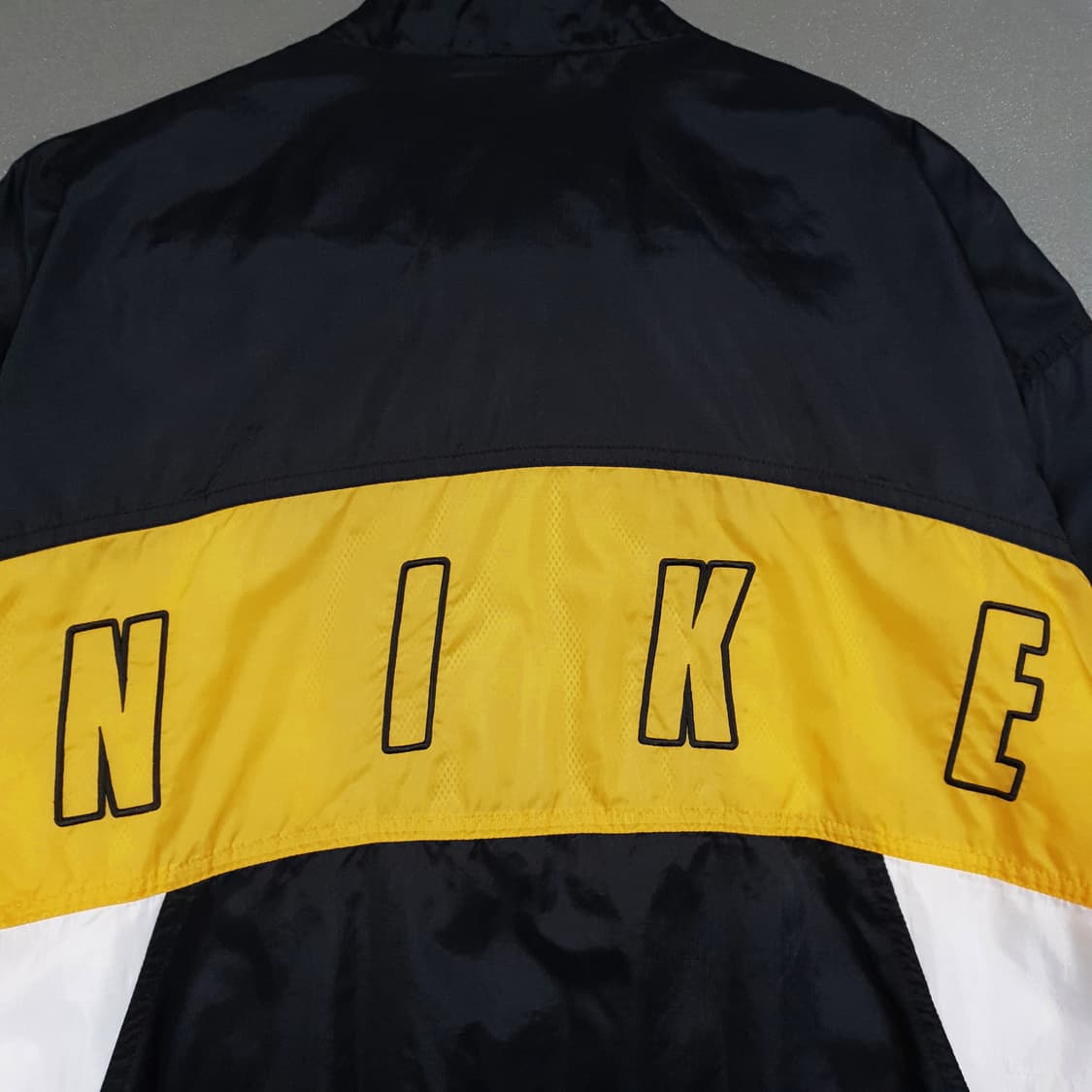 실측 XL) 나이키 90s 올드스쿨 스우시 빅로고 바람막이 집업 자켓 상품이미지2
