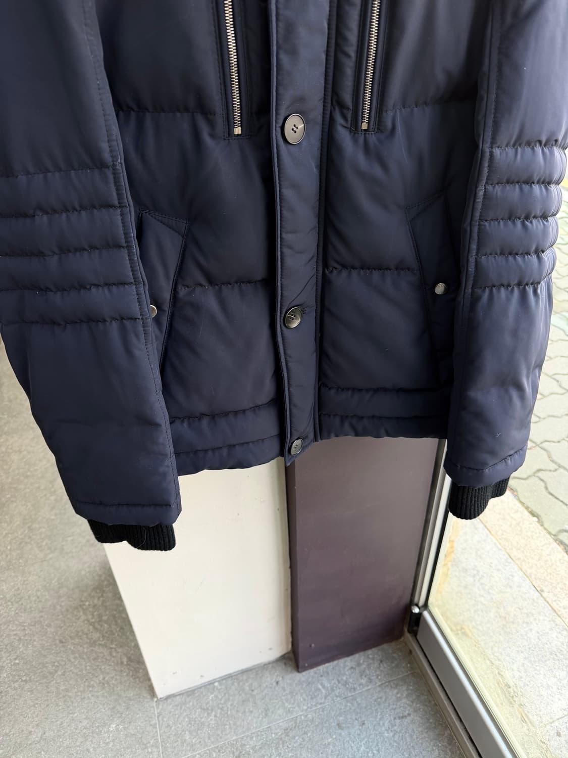 100/ 휴고보스 블랙라벨 리얼다운 후디드 패딩 상품이미지4