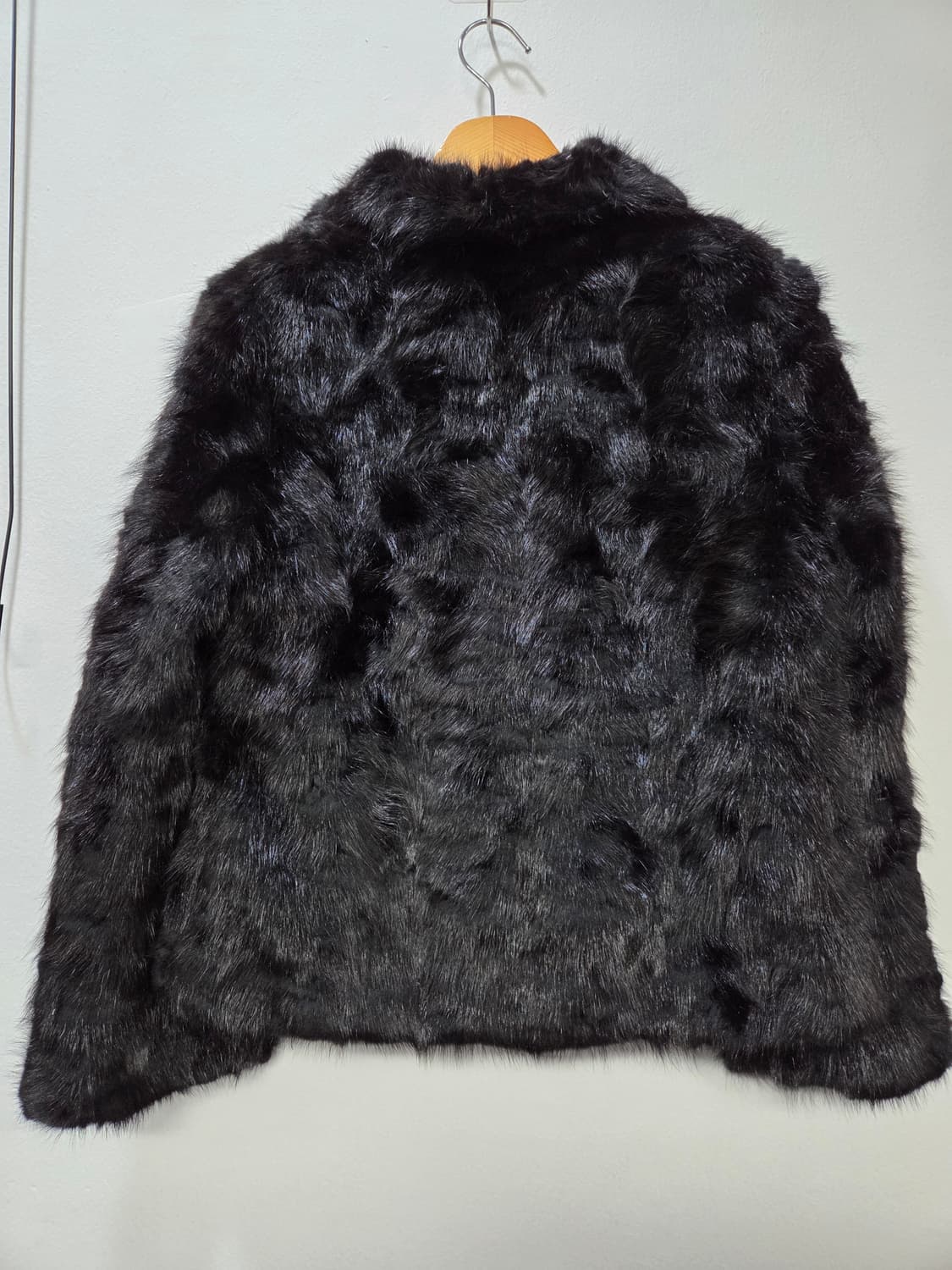 ROBO 블랙 밍크 퍼 자켓 Y2K 상품이미지7